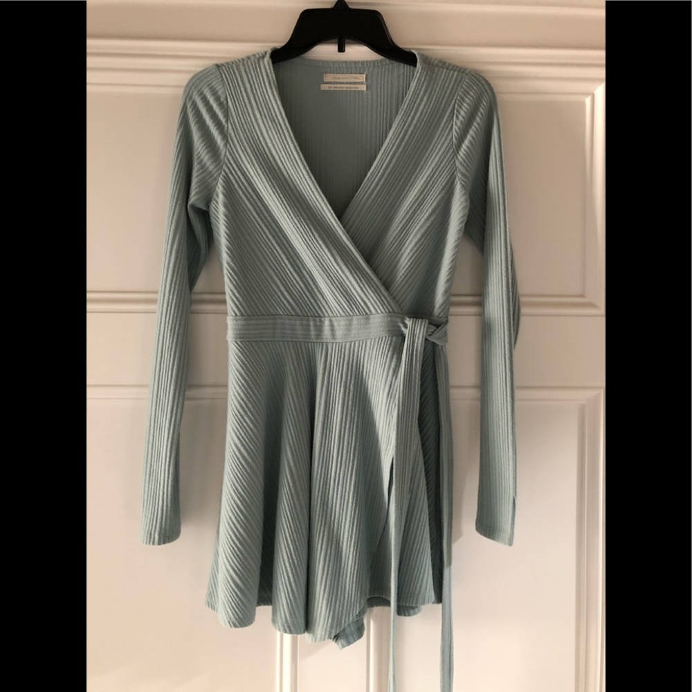 Urban Outfitters new sea foam romper Sm